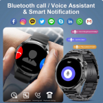 Relógio Smartwatch GT4 PRO +, 1.6, Chamada Bluetooth, Bússola NFC, Monitor de Frequência Cardíaca