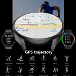 Relógio Smartwatch 6 , Amoled, Always Display, Relógio de temperatura corporal, BT Talk, GPS Track (compativel Samsung)