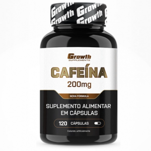 Cafeína (200MG) 120 caps (termogênico) - Growth Supplements