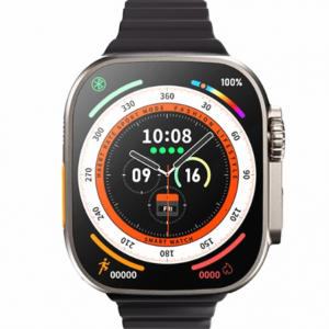 Relógio SmartWatch Inteligente 9 Ultra 49mm NFC Game BT Chamada Sport À Prova D'água Pulseira Black